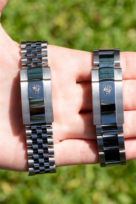 oyster band rolex|Rolex Oyster band vs jubilee.